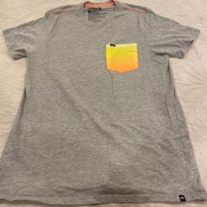 Hurley Gray Shirt with Pocket Detail